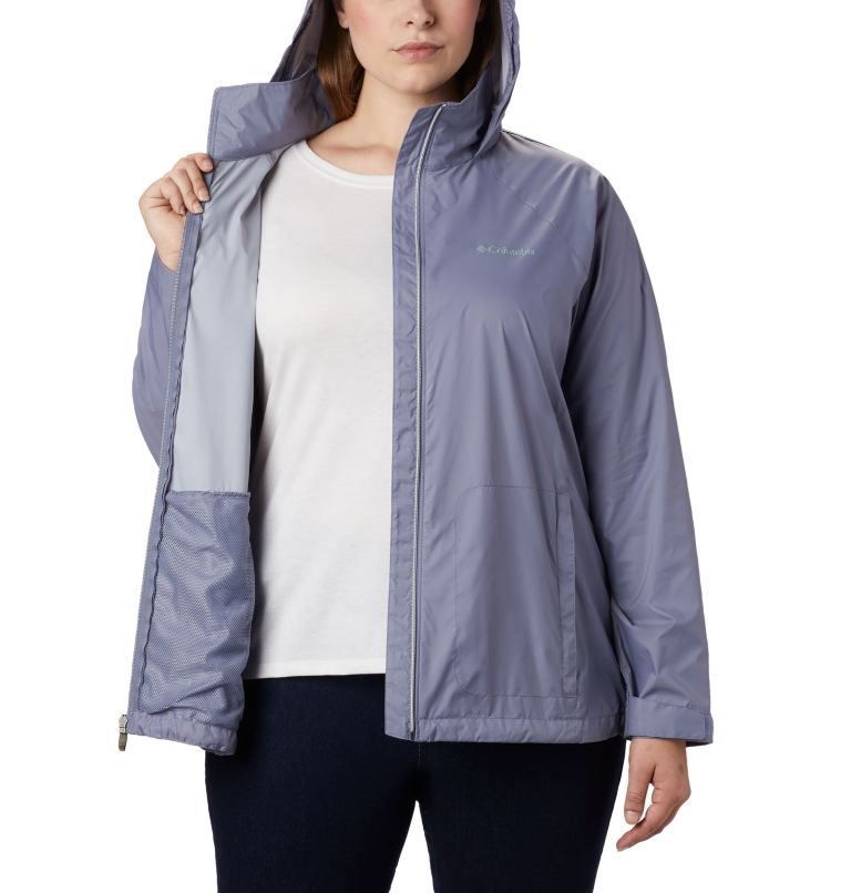 Jacheta Columbia Switchback III Dama Gri | Plus Size LA981ZSQ0